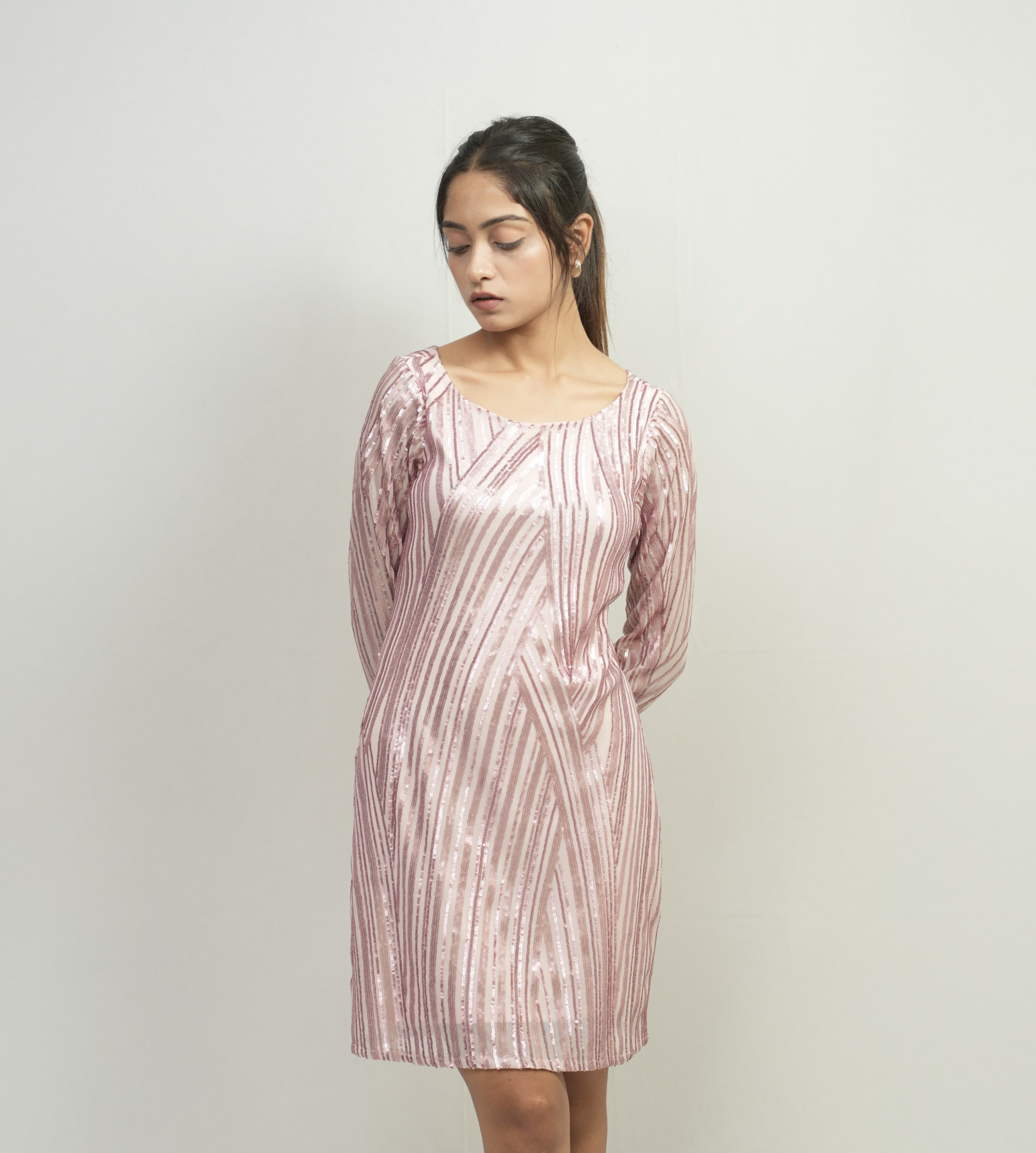 Gloria Sequence Short Dress